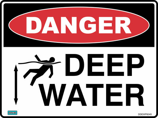 Danger Deep Water Picture
