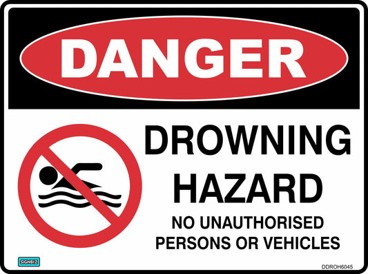 Danger Drowning Hazard