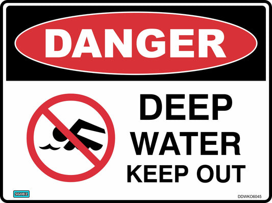 Danger Deep Water No Swimming