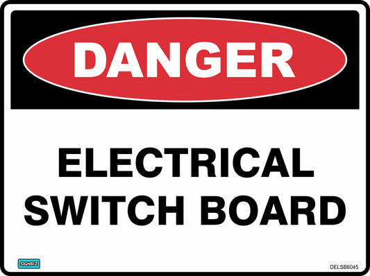 Danger Electrical Switch Board
