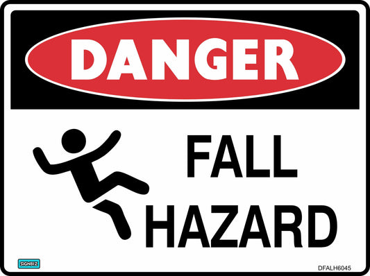Danger Fall Hazard