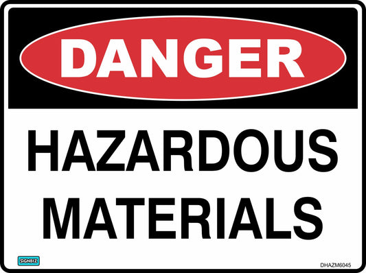 Danger Hazard Materials