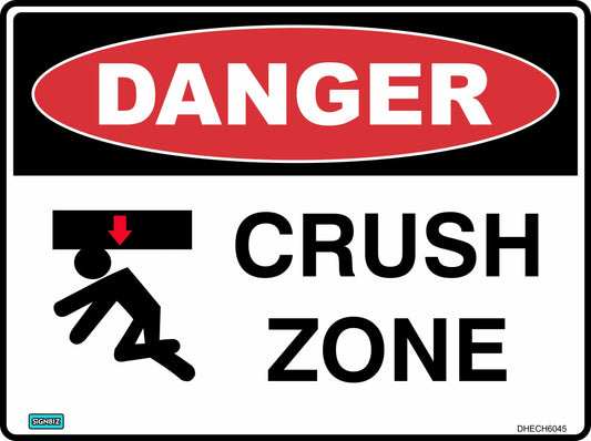 Danger Crush Hazard Keep Clear