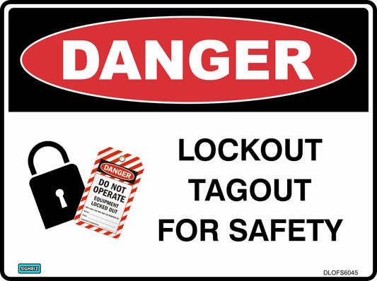 Danger L/O Tagout For Safety