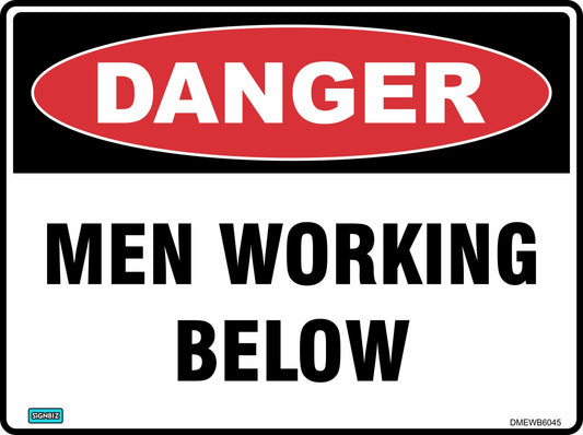 Danger Men Working Below