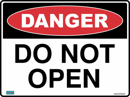 Danger Do Not Open
