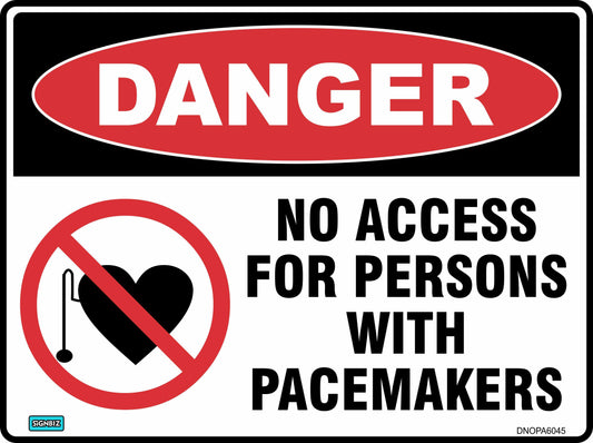 Danger N/A For Person W/ Pacemaker