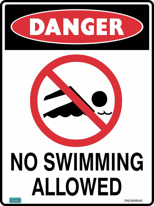Danger No Swimming Allowed