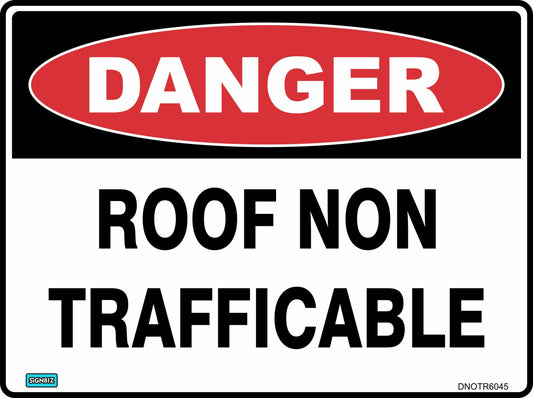 Danger Roof Non Trafficable