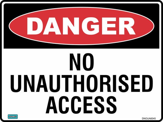 Danger No Unauth Access