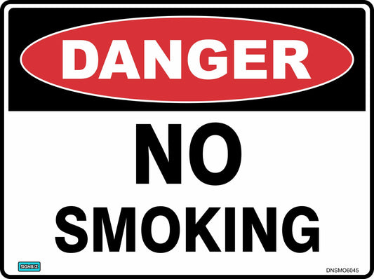 Danger No Smoking