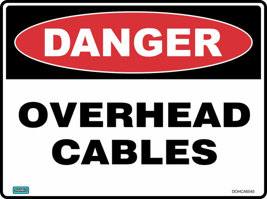 Danger Overhead Cables