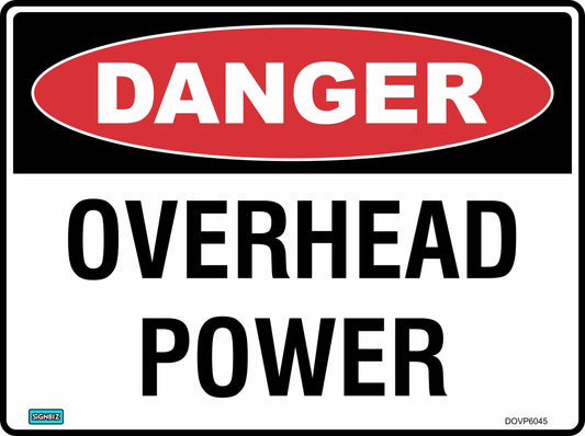 Danger Overhead Power