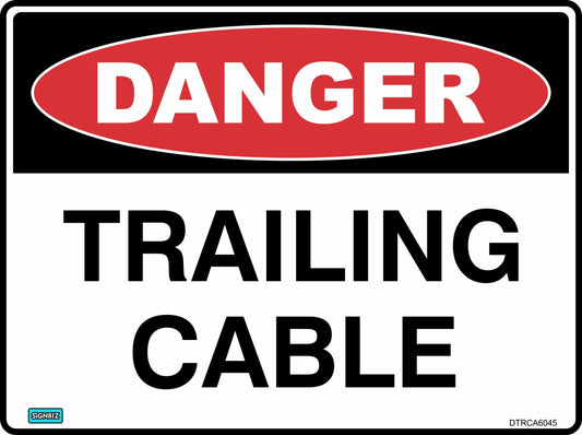 Danger Trailing Cable