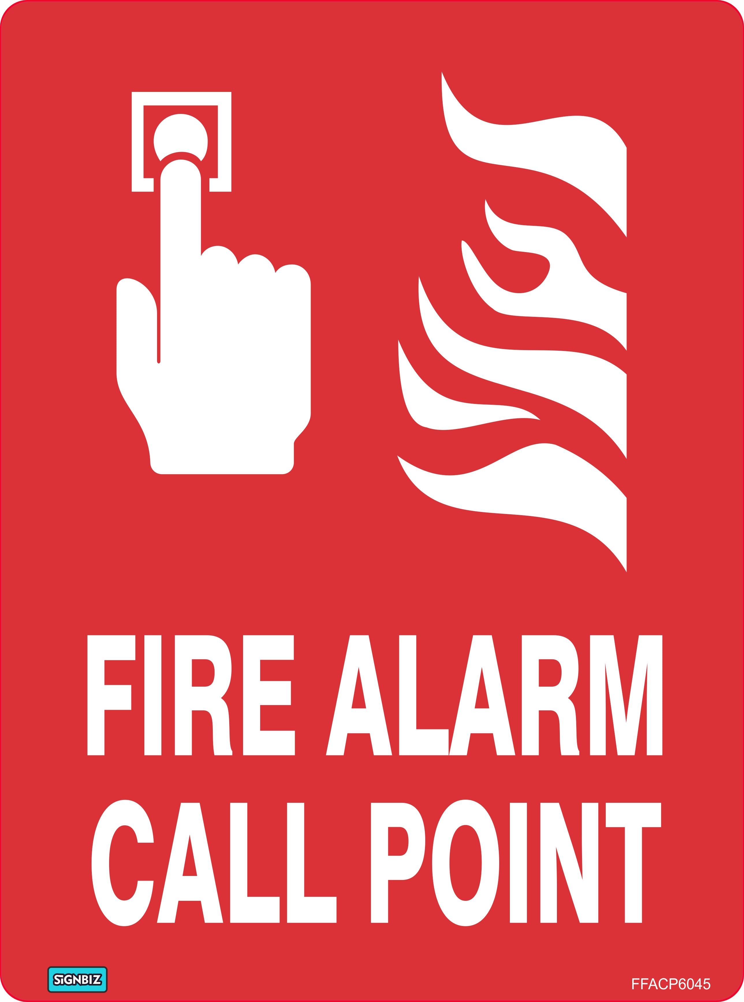 Gas Call Point Sign Fire Alarm Call Point – Signbiz