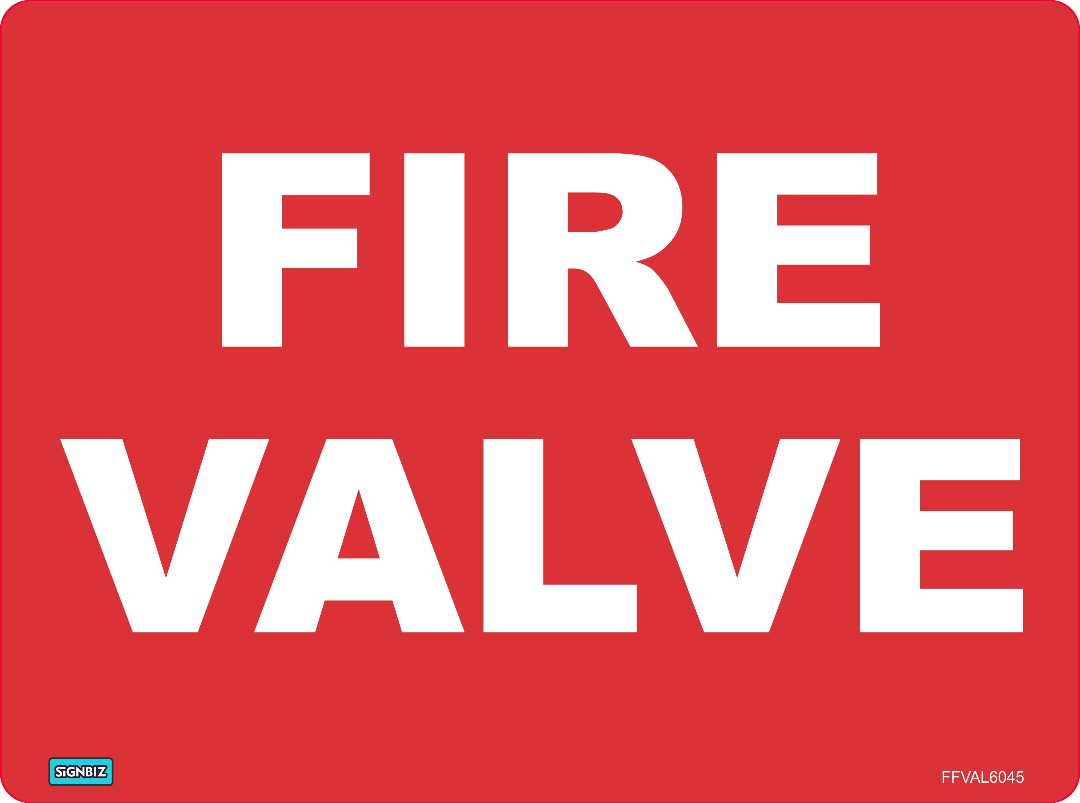 Fire Valve Sticker Fire Valve – Signbiz
