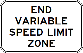 G6-316n - End Variable Speed Limit Zone