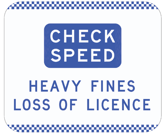 G6-337n - Check Speed Heavy Fines Loss Of Licence