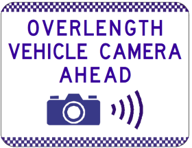 G6-345-2n - Overlength Vehicle Camera Ahead (Camera symbolic)