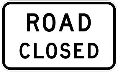 G9-20 - Road Closed