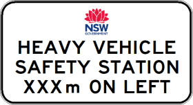 G9-248-4n - Heavy Vehicle Safety Station __m On Left