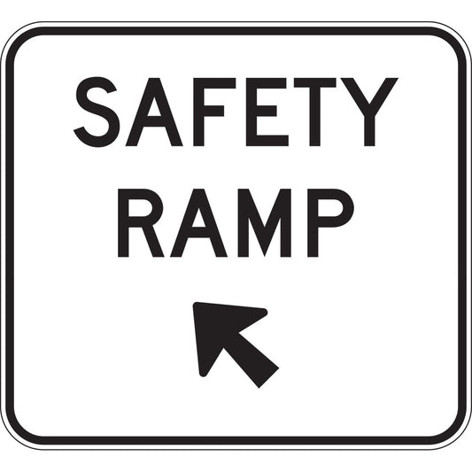 G9-36-2(L) - Safety Ramp (Angled Left Arrow)