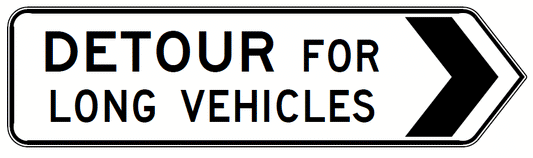 G9-5-3(R) Detour For Long Vehicles (Right)