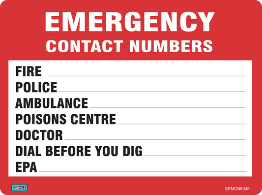 Emergency Contact Numbers