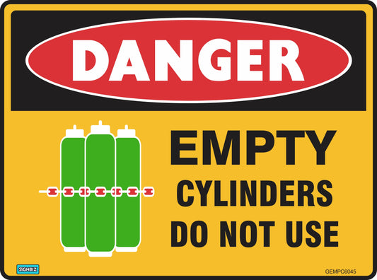 Empty Cylinders Do Not Use