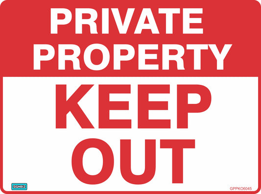 General Priv Prop Keep Out