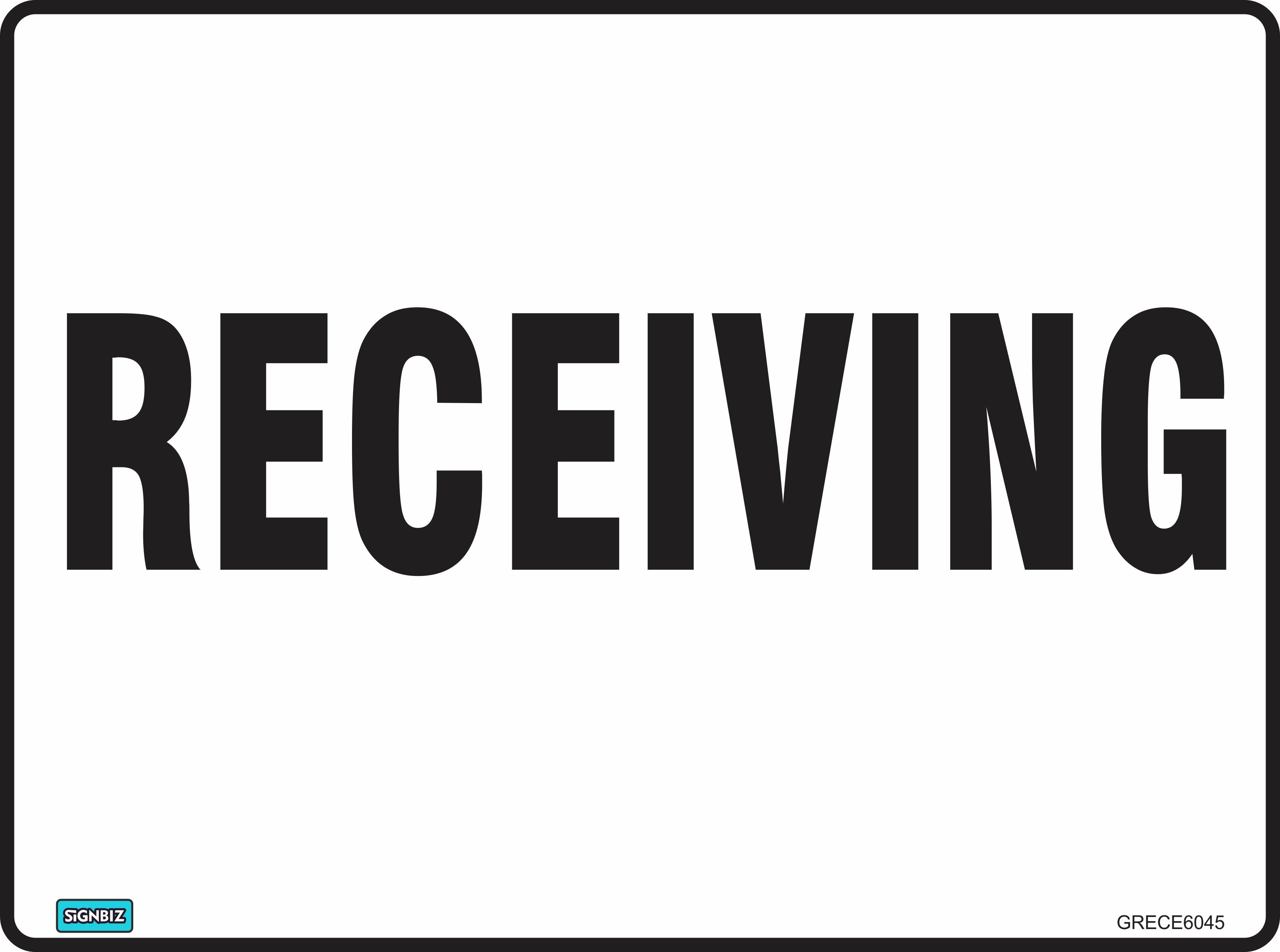 Receivcing General Receiving – Signbiz