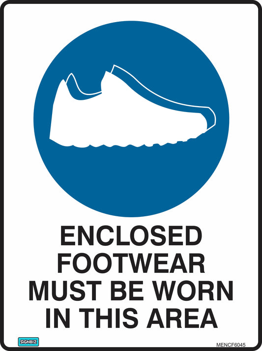 Mandatory Encl Footwear Req