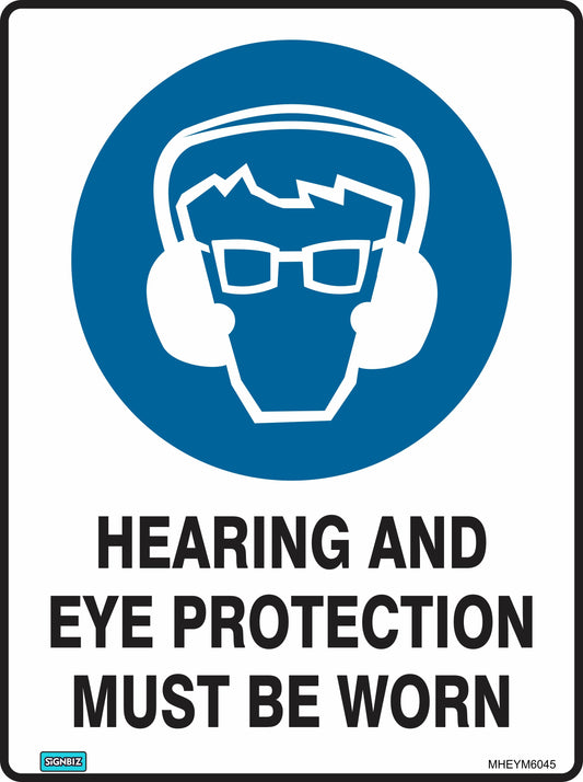 Mand Hear & Eye Prot Must Be Worn