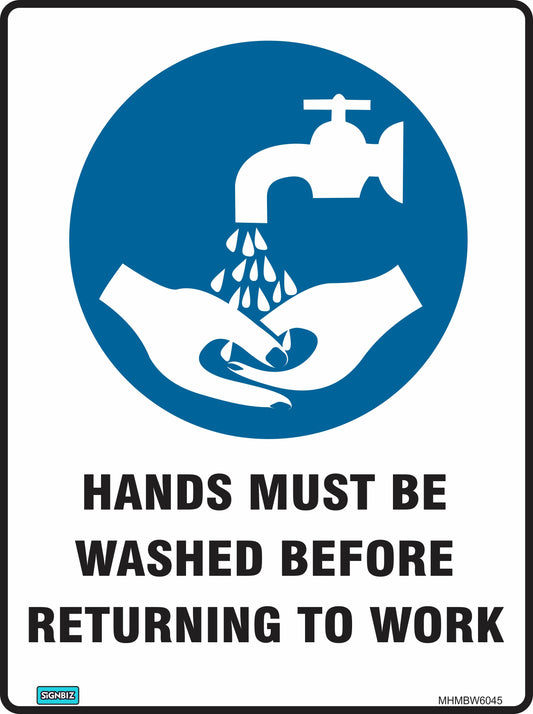 Mandatory Hands Must Be Washed