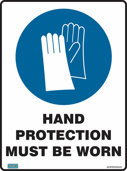 Mandatory Hand Prot. Must Be Worn