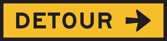 Detour Right Arrow (MMS Insert)