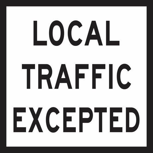 Local Traffic Excepted (MMS Insert)
