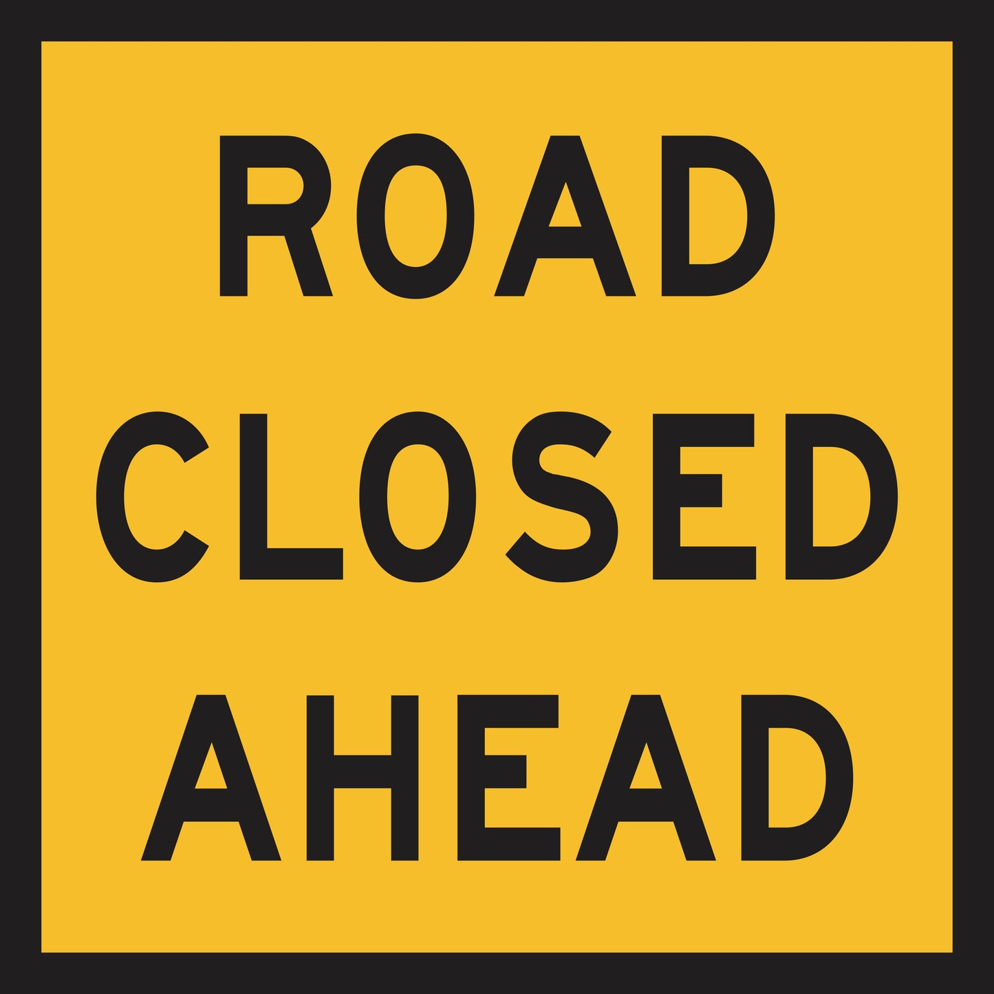 Road Closed Ahead (MMS Insert)
