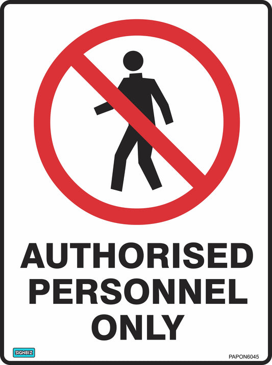 Prohibition Auth Person Only