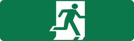 EXIT SIGN - RUNNING MAN LEFT