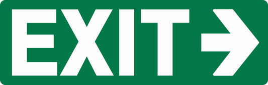EXIT SIGN - EXIT RIGHT