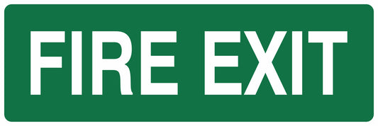 EXIT SIGN - FIRE EXIT