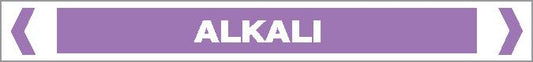 Pipe Marker - ACID / ALKALI - ALKALI