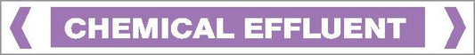 Pipe Marker - ACID / ALKALI - CHEM EFFLUENT