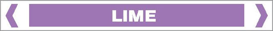 Pipe Marker - ACID / ALKALI - LIME
