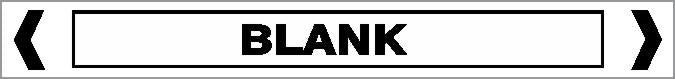 Pipe Marker - COMMS - BLANK
