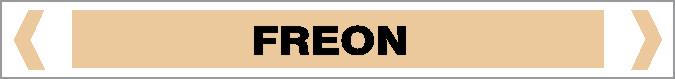 Pipe Marker - GAS - FREON