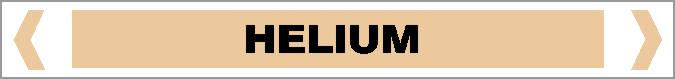 Pipe Marker - GAS - HELIUM
