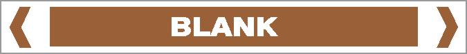 Pipe Marker - OILS - BLANK