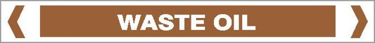 Pipe Marker - OILS - WASTE OIL